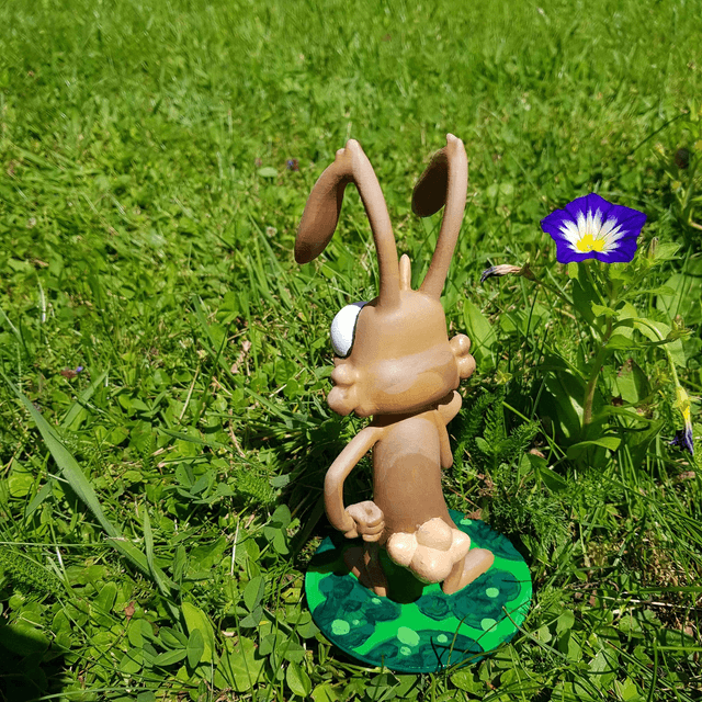 Lapin, "le grand méchant renard et autre contes" 18cm