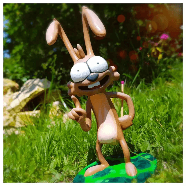 Lapin, "le grand méchant renard et autre contes" 18cm