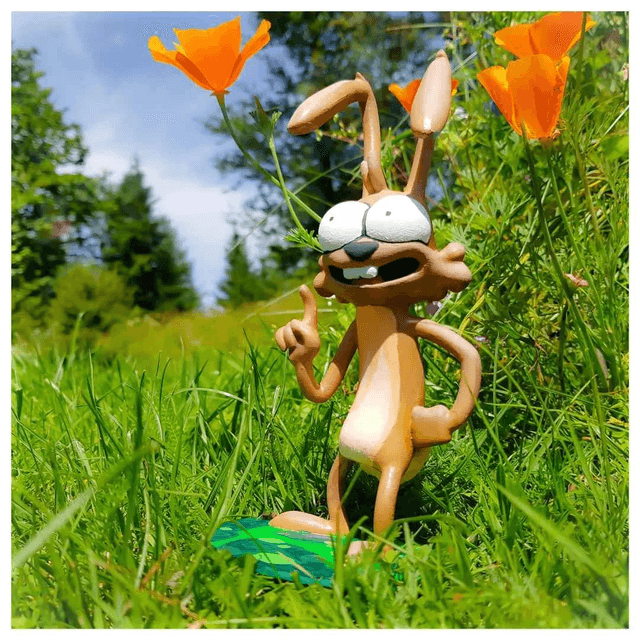 Lapin, &quot;le grand méchant renard et autre contes&quot; 18cm
